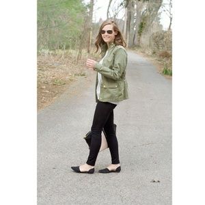 J. Crew Pixie Pants Black Skinny Zip Closure 4R